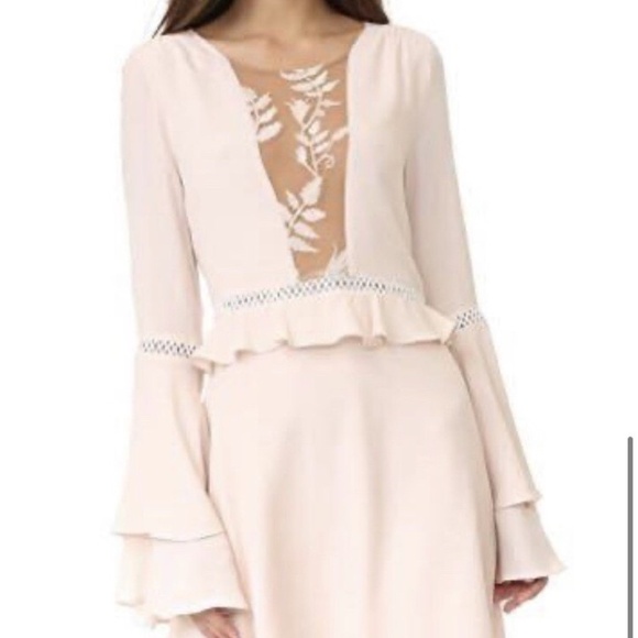 For Love & Lemons Emelia Dress Dusty Pink (XS) - Picture 5 of 6